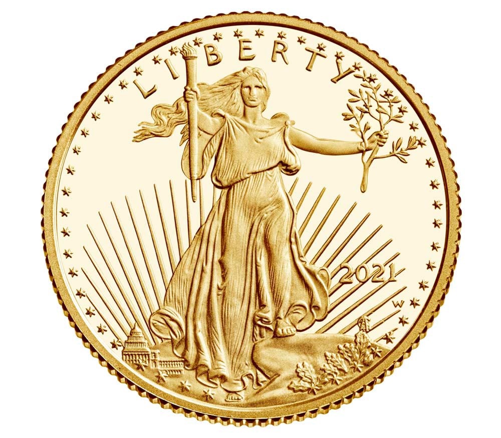 American Eagle 2021 One-Tenth Ounce Gold Proof Coin