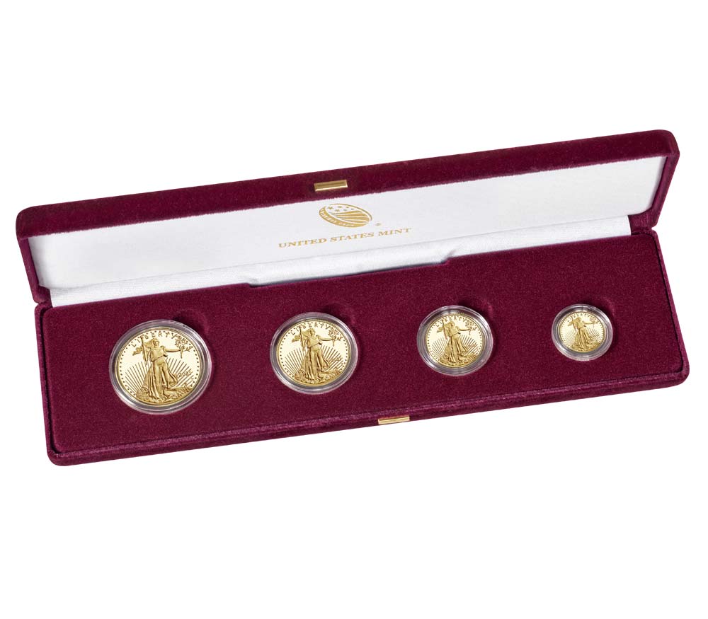 American Eagle 2021 Gold Proof Four-Coin Set