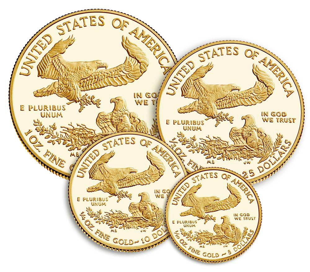 American Eagle 2021 Gold Proof Four-Coin Set