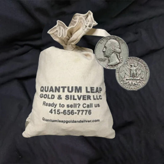 90% Silver Quarters 100FV